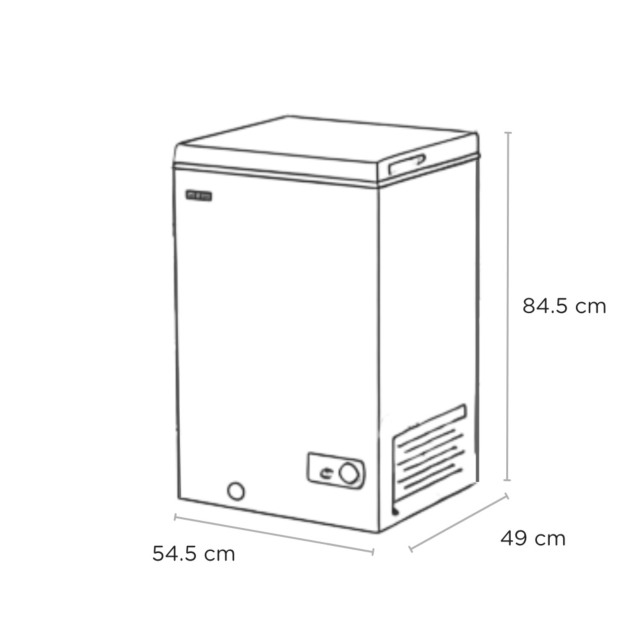 Sensis RFCHT01F97EW Chest Freezer 97 Litres White