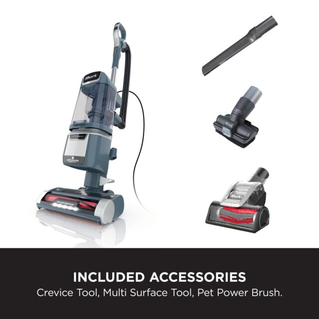 Shark NZ780UKT Anti Hair Wrap Plus Upright Pet Vacuum with Lift-Away  - Smoky Grey