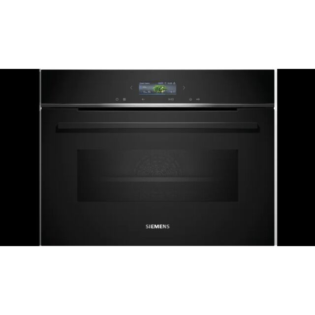 Siemens CM724G1B1B 59.4cm Built In Compact Oven with Microwave Function