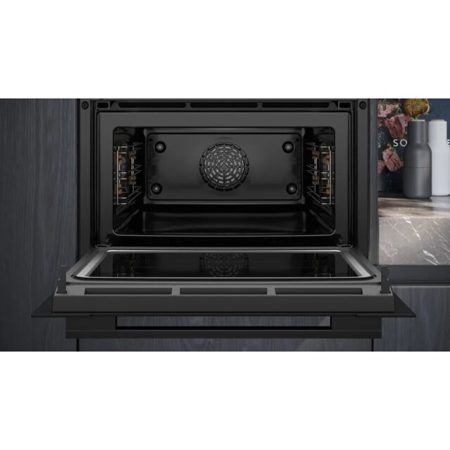 Siemens CM724G1B1B 59.4cm Built In Compact Oven with Microwave Function