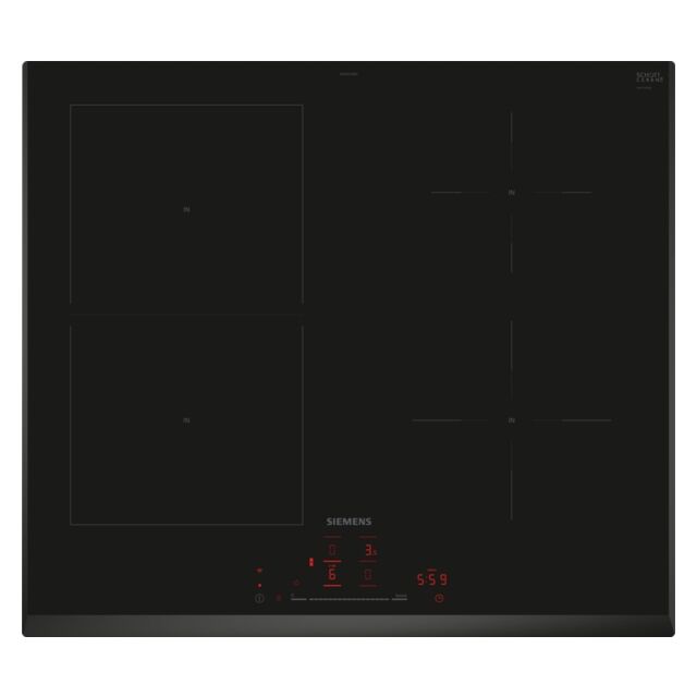 Siemens ED651HSB1E 60 cm, 4 zone, touchSlider control, combiZone, Home Connect, Favourite Button, co