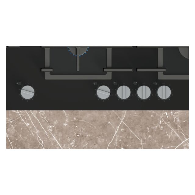 Siemens EP9A6MI40 90 cm, 5 burners, 4.0kW Wok burner, Optimised stepFlame, 5 Dishwasher suitable cas