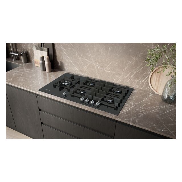 Siemens EP9A6MI40 90 cm, 5 burners, 4.0kW Wok burner, Optimised stepFlame, 5 Dishwasher suitable cas