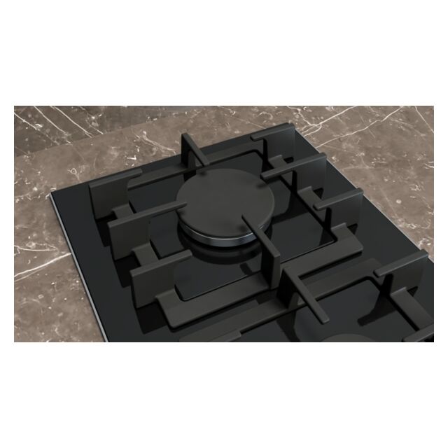 Siemens ER3A6BI40 30 cm Gas Domino Hob, 2 burners, stepFlame, Detachable metallic sword dials, 2 Dis