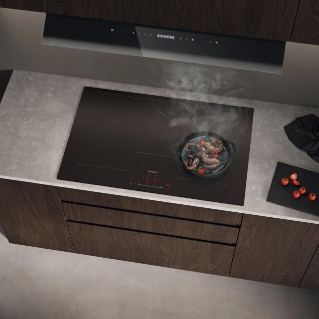 Siemens EX81AHYC1E 80 cm flex Induction, touchSlider control, 2xFlex Plus zones, Home Connect, Favou