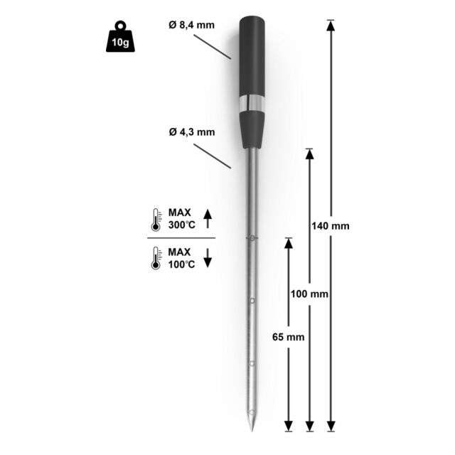 Siemens HZ32WA00 Wireless 4 point multi purpose meatprobe used via the home Connect app. 