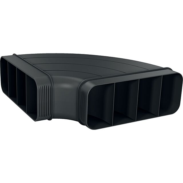 Siemens HZ9VDSB1 Flat channel 90 horizontal bend, for worktop depth minimum 65cm.  Ducting componen