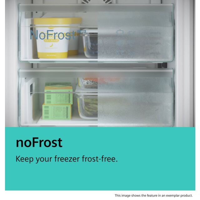 Siemens KB96NNSE0 193.5x69 XXL NoFrost bottom freezer, LED light with soft start, 2 HyperFresh Chill