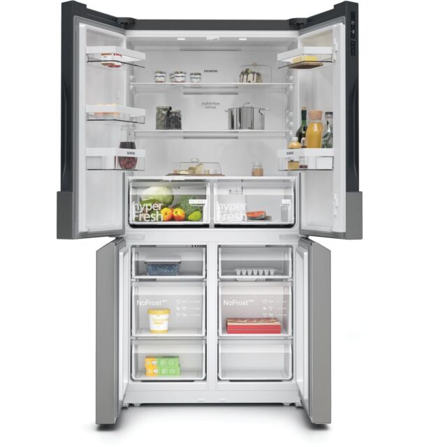 Siemens KF96NVPEAG IQ300 French Door American Style Fridge Freezer