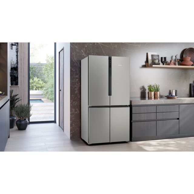 Siemens KF96NVPEAG IQ300 French Door American Style Fridge Freezer