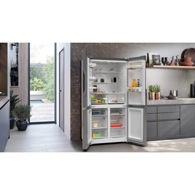 Siemens KF96NVPEAG IQ300 French Door American Style Fridge Freezer