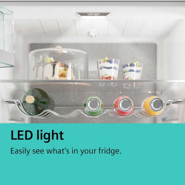 Siemens KG33VVIEAG 176x60 lowFrost fridge freezer, hyperFresh, 4 glass shelves, BigBox freezer, inte