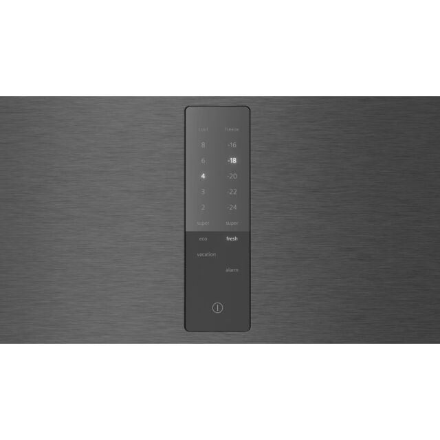 Siemens KG39NXXBF 203x60 noFrost fridge freezer, in-door electronic, hyperFresh, bottle rack, integr
