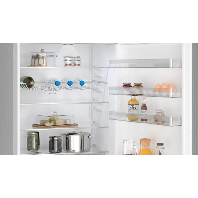 Siemens KG49N2IDF 203x70 noFrost fridge freezer, hyperFresh drawer, LED lights, LED electronics, chi