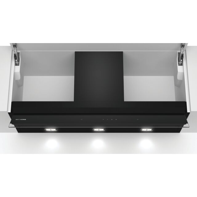 Siemens LJ97BAM60B 90cm, Flush Integrated design with fold out glass panel, storage champion - 10kg 