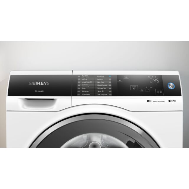 Siemens WD4HU541GB 10kg/ 6kg, 1400rpm, Home Connect, myTime, Drum Clean, Memory, Direct Select Displ
