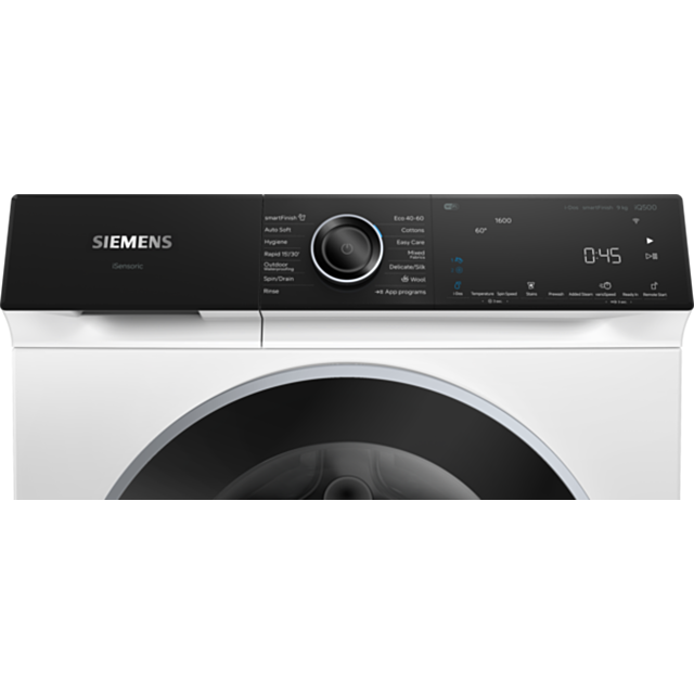 Siemens WG46H2A9GB Capacity 9kg, 1600rpm, intelligent dosing, Detergent scan, stainRemoval, iQdrive,