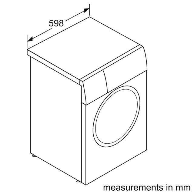 Siemens WG46H2AXGB Capacity 9kg, 1600rpm, intelligent dosing, Detergent scan, stainRemoval, iQdrive,