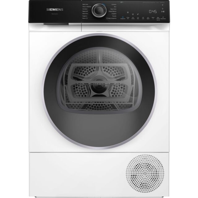 Siemens WQ46H2D9GB Capacity 9kg, Heat Pump dryer, sensor technology, varioSpeed, Home Connect, Chrom