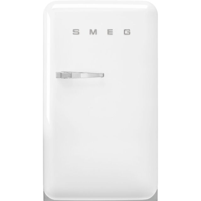 Smeg FAB10RWH5 55cm 50s Style Small Right Hand Hinge Fridge with Icebox White