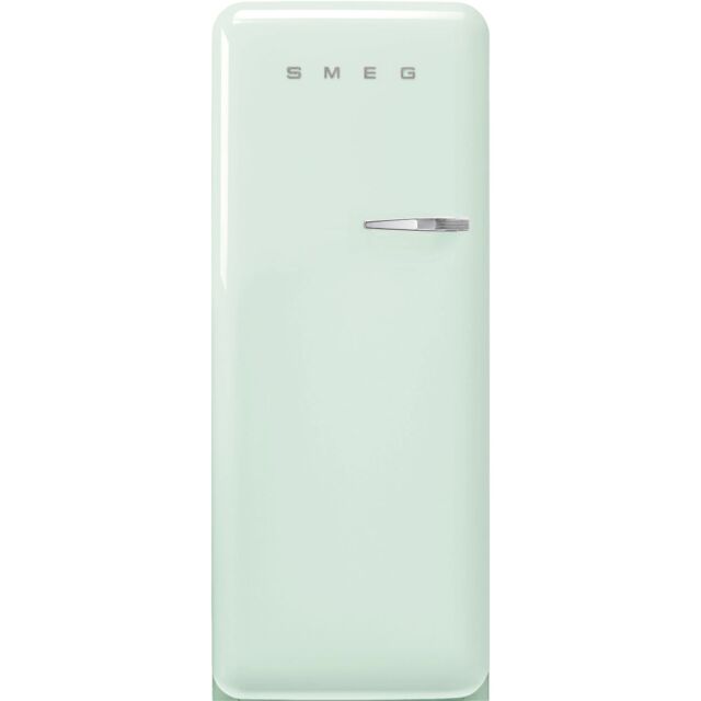 Smeg FAB28LPG5 60cm 50s Style Left Hand Hinge Fridge with Icebox Pastel Green