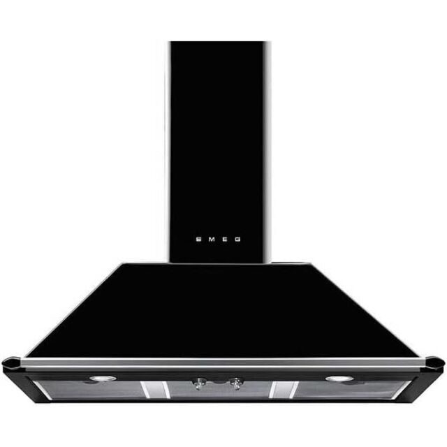 Smeg KT100BLE 100cm Victoria Chimney Hood Black