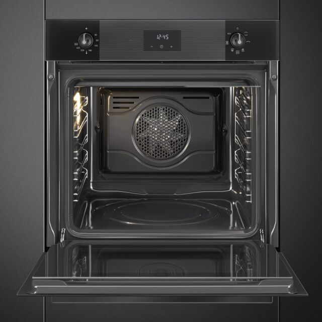 Smeg SF6100VB3 60cm Linea Multifunction Single Oven Black