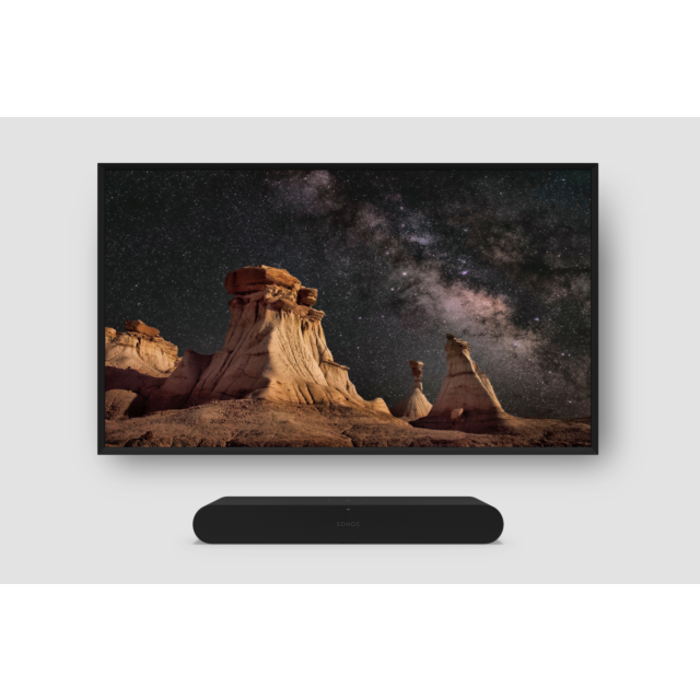 SONOS Ray Compact Smart Soundbar - Black