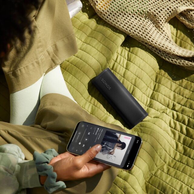 Sonos ROAM GEN2 BLACK Roam 2 Portable Speaker