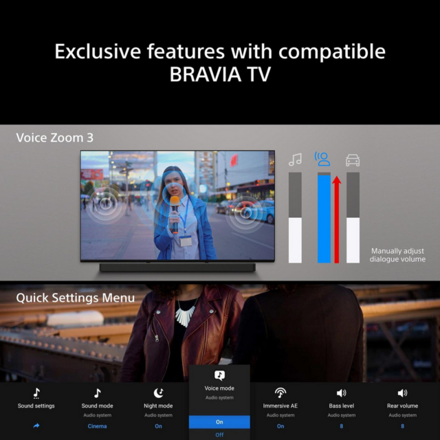 Sony HTA7100KIT.CEK 5.1.2ch Dolby Atmos Soundbar Set