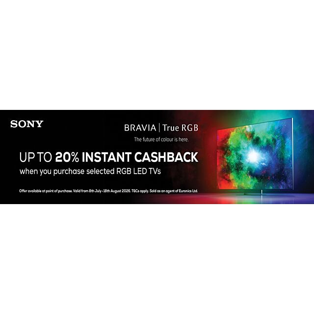 Sony K50XR75M2PB.UKA 50inch BRAVIA 7 II True RGB LED 4K Google TV with AI XR Processor - Black