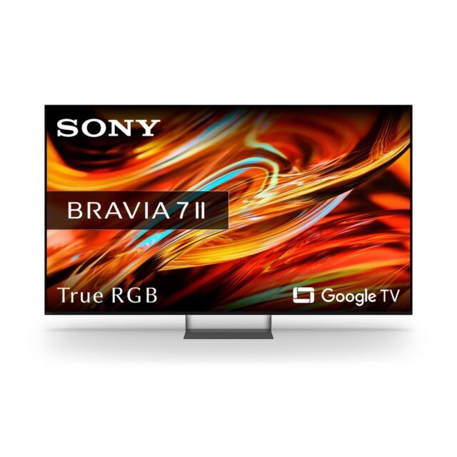 Sony K55XR75M2B.UKA 55inch BRAVIA 7 II True RGB LED 4K Google TV with AI XR Processor - Black