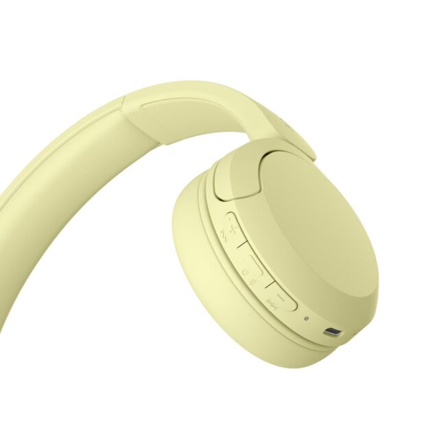 Sony WHCH520Y.CE7 Wireless Bluetooth Over ear headphones - Yellow