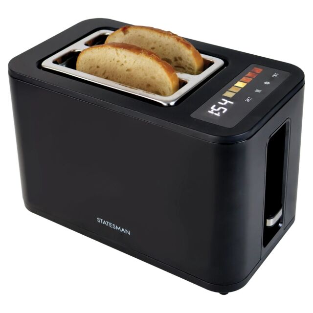 Statesman SKT02918B 2 Slice Digital Toaster Black