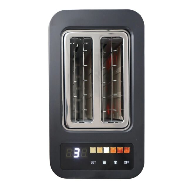 Statesman SKT02918B 2 Slice Digital Toaster Black