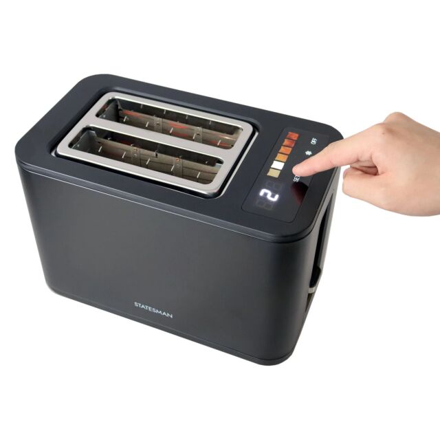 Statesman SKT02918B 2 Slice Digital Toaster Black