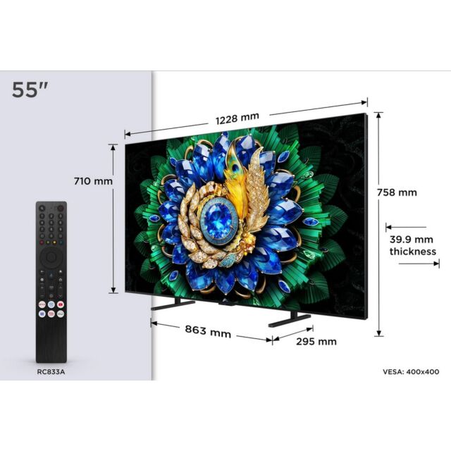 TCL 55A400M-UK 55inch QD-MINI LED TV