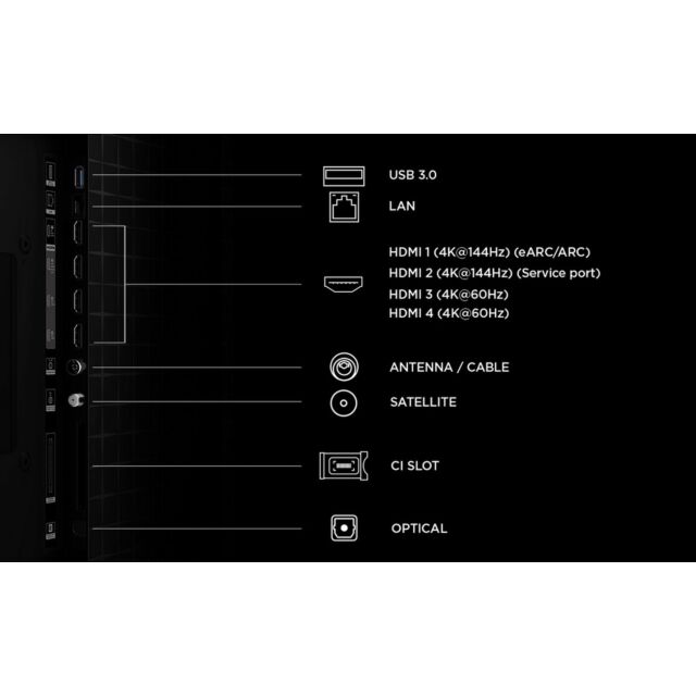 TCL 55A400M-UK 55inch QD-MINI LED TV