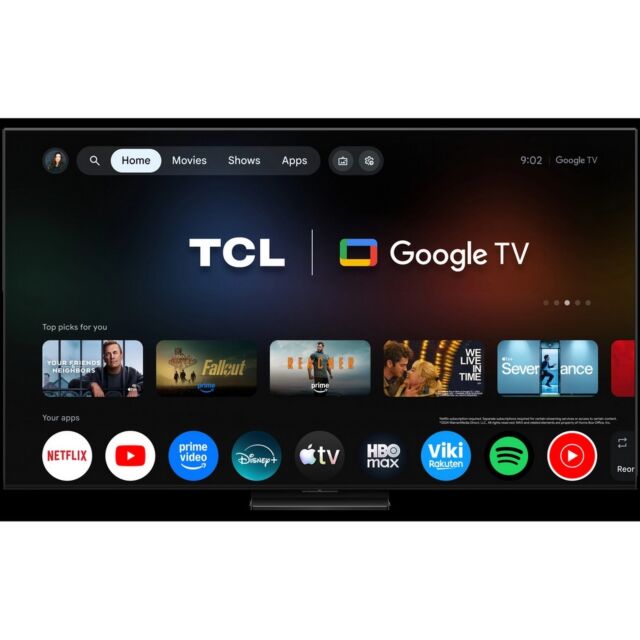 TCL 55A400U-UK 55inch QD-MINI LED TV - Black