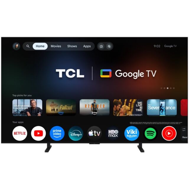 TCL 65A400M-UK 65inch QD-MINI LED TV - Black