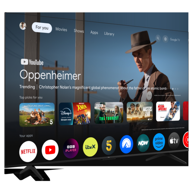 TCL 65P7K-UK 65inch 4K QLED Direct LED HDR Google TV