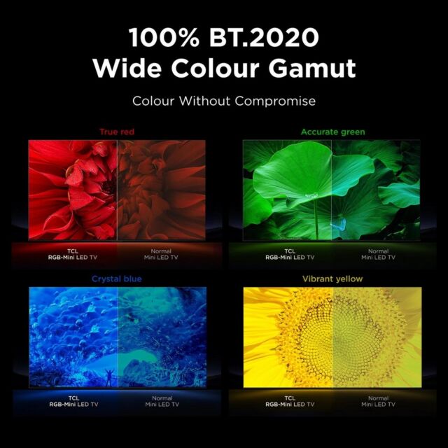 TCL 65RM7L-UK 65inch 4K Ultra HD RGB MINI LED Google TV