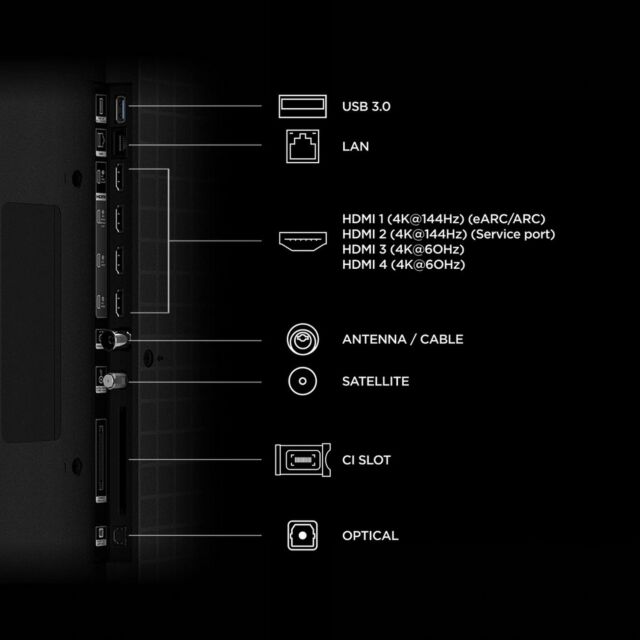 TCL 65RM7L-UK 65inch 4K Ultra HD RGB MINI LED Google TV