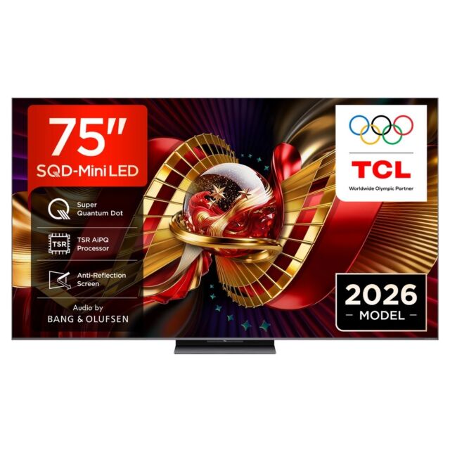 TCL 75C8L-UK 75inch 4K Ultra HD QD-Mini LED Google TV - Black