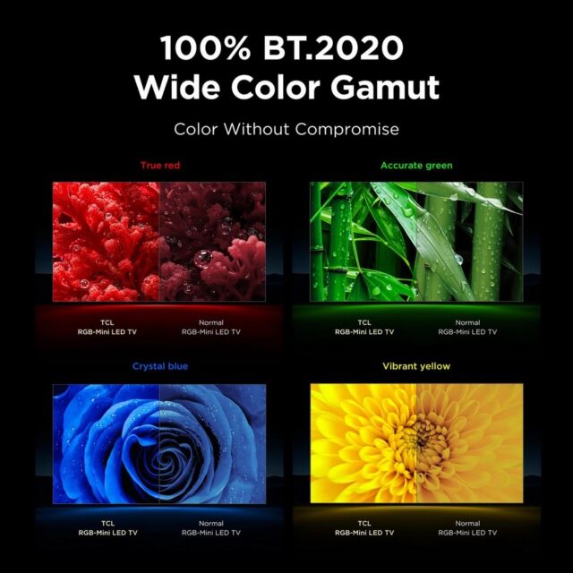 TCL 85RM9L-UK 85inch 4K Ultra HD RGB MINI LED Google TV - Black