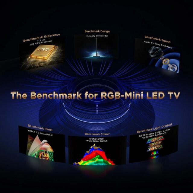 TCL 98RM9L-UK 98inch 4K Ultra HD RGB MINI LED Google TV