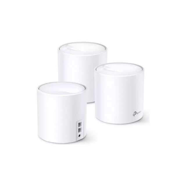 TP-LINK DECO X20(3-PACK) Ax1800 Whole-Home Mesh Wi-Fi 6 System, 3 Pack