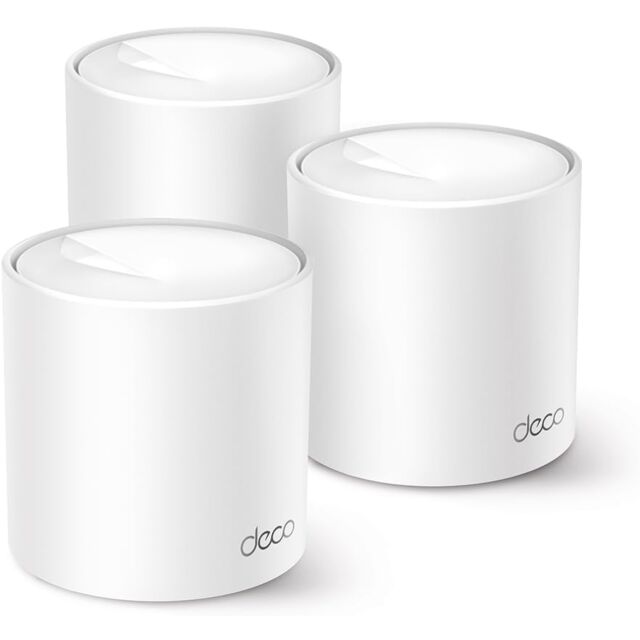 TP-LINK DECOX1500 Whole Home Mesh Wi-Fi 6 System - White