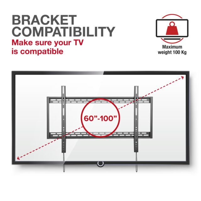 TTAP TTD906FHD Max Wgt 100Kg, 900x600, Up to 100 inch