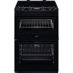 AEG CCX6540ACB 
60cm Double Oven with Thermaflow® fan operated main oven and conventional top oven, 